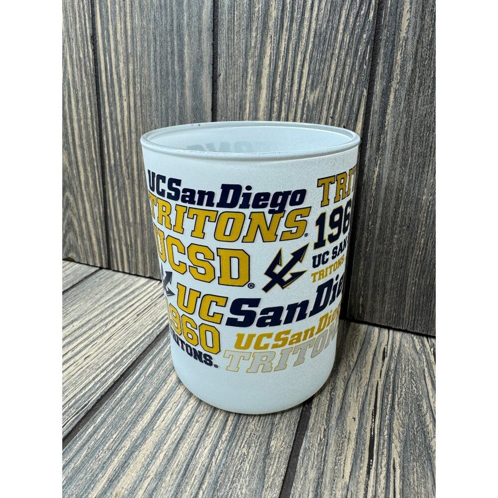 UCSD Tritons 1960 Spirit Products 12oz Frosted Glass Tumbler